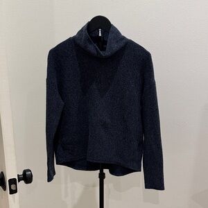 Banana Republic Dark Blue Cowl Neck Sweater